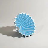 Origami - Medium Dripper & Holder - Matte Blue