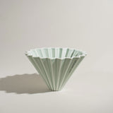 Origami - Medium Dripper & Holder - Matte Green