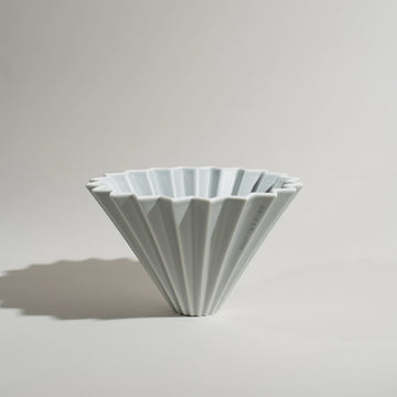 Origami - Medium Dripper & Holder - Matte Grey
