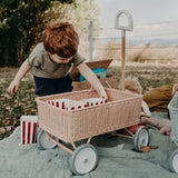 Olli Ella - Rattan Wonder Wagon - Rose