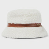 Chloe - Mini Me Sherpa Bucket Hat - Ivory
