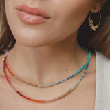 Lim Lim - Rainbow Beaded Necklace