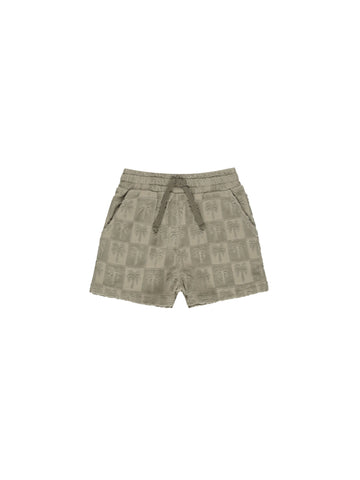 Rylee & Cru - Relaxed Short - Sage Palm Check