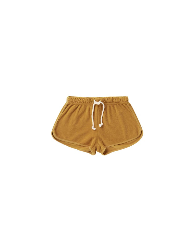 Rylee & Cru - Terry Track Shorts -  Gold