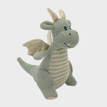 Mon Ami - Dax Dragon Knit Rattle