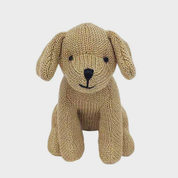 Mon Ami - Bentley Puppy Knit Rattle