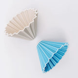 Origami - Medium Dripper & Holder - Matte Blue