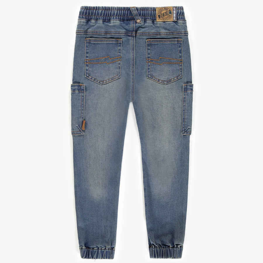 Souris Mini - Relax Fit Denim Jogger Pant - Blue Wash