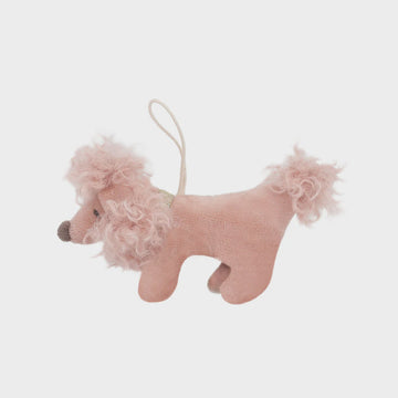 Mon Ami - Poodle Ornament - Blush Pink