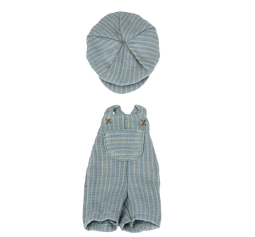 Maileg - Overall & Cap for Teddy Jr.