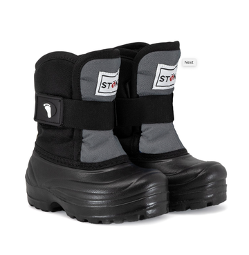 Stonz - Scout Toddler Snow Boots - Black & Grey