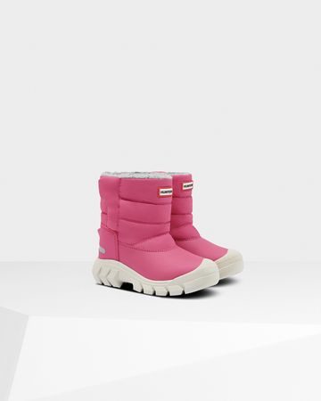 Hunter - Original Kids Insulated Snow Boots - Bright Pink