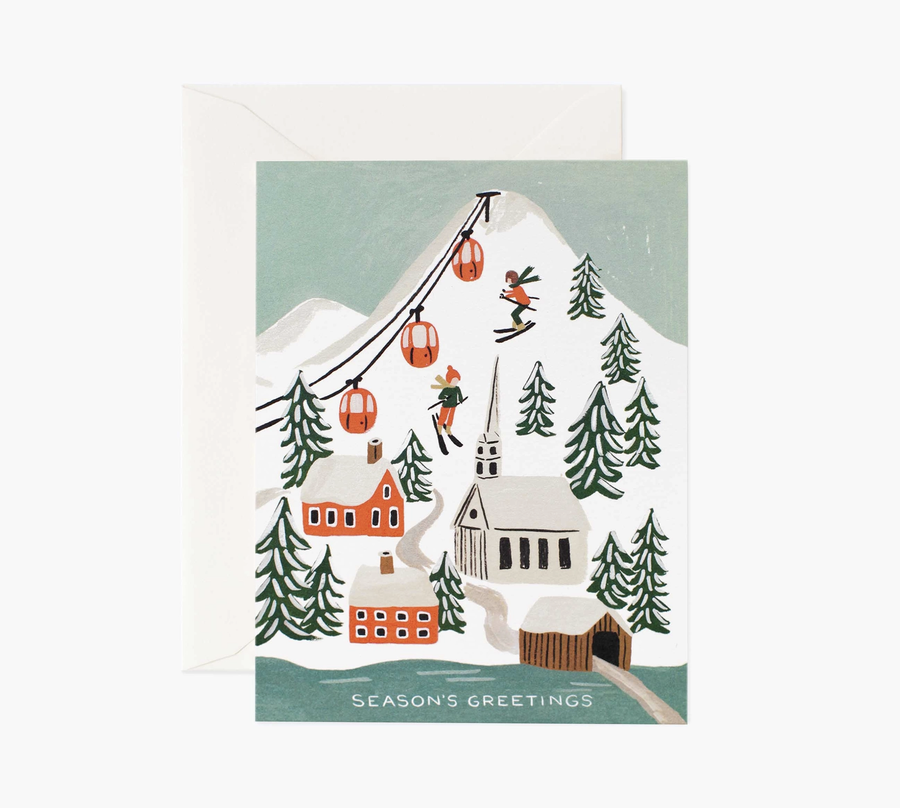 Rifle Paper Co. - Holiday Snow Scene Card