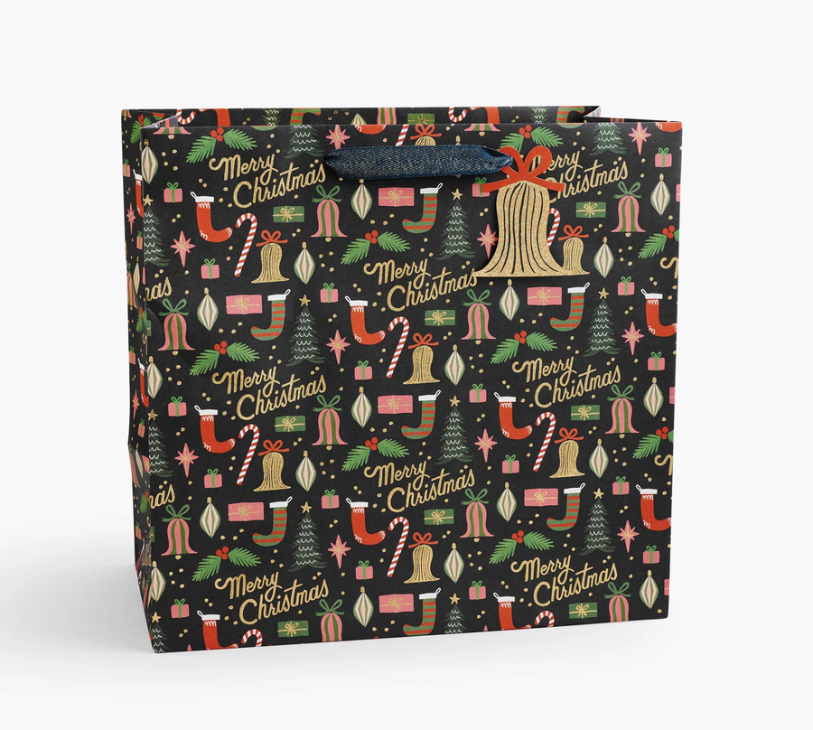 Rifle Paper Co. - Deck the Halls Large Gift Bag