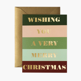 Rifle Paper Co. - Color Bar Christmas Card