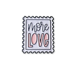 Justine Mah - More Love Postage Stamp Pin