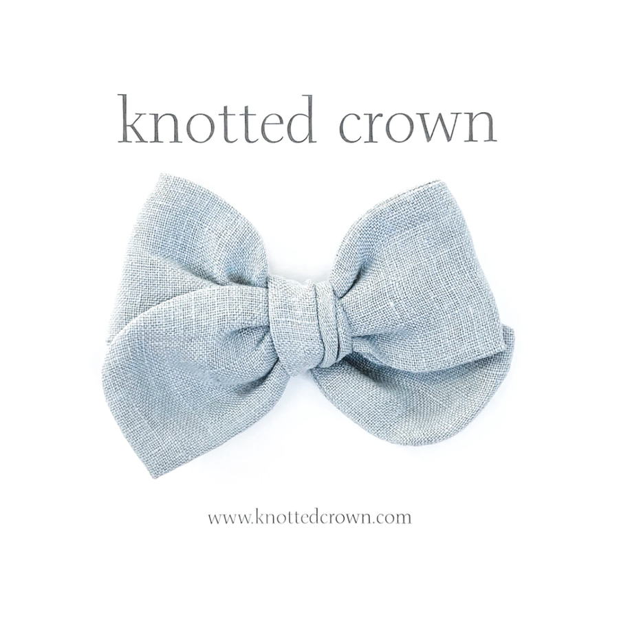 Knotted Crown - Pinwheel Mini - Harbour