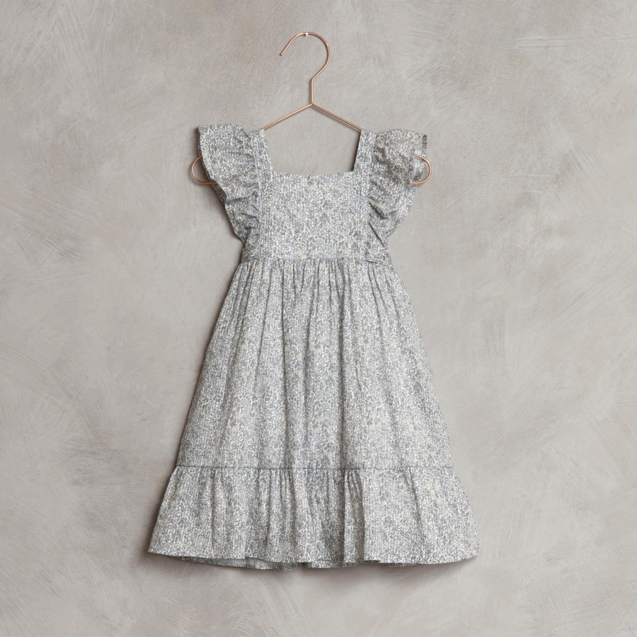 Noralee - Lucy Dress - Ivory/Bluefloral