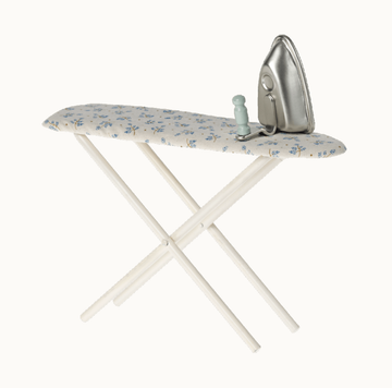 Maileg - Iron & Ironing Board - Blue Floral