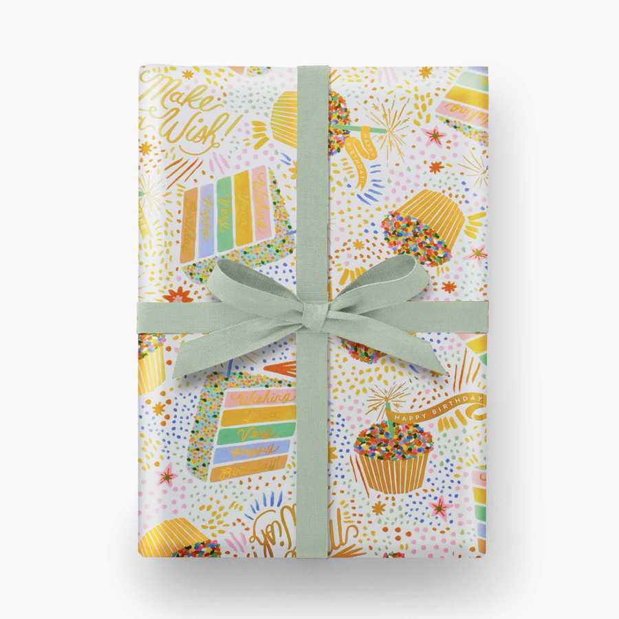 Rifle Paper co. - Birthday Cake Wrap - Continuous Roll