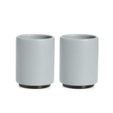 Fellow - Monty Latte Cups (2 Pack) - Grey/Polished Graphite