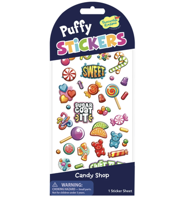 Peaceable Kingdom - Puffy Stickers - Candy Shop