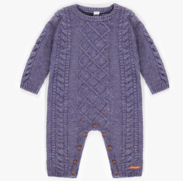Souris Mini - Knitted One-Piece - Purple