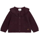 Carrement Beau - Knit Cardigan with Large Collar - Violet