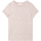 Chloe - Marble Print Short Sleeve T-Shirt - Pink