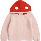Stella McCartney - Knit Cardigan with Mushroom Intarsia - Pink