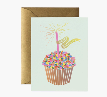 Rifle Paper co. - Cupcake Happy Birthday Card