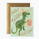 Rifle Paper co. - Dino-Mite Birthday Card