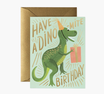 Rifle Paper co. - Dino-Mite Birthday Card