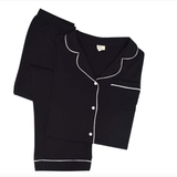 Kyte Baby - Women's Pajama Set with Cloud Trim - Midnight