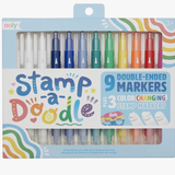 Ooly - Stamp-A-Doodle Double-Ended Markers- Set of 12