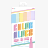 Ooly - Color Block Highlighters - Set of 6