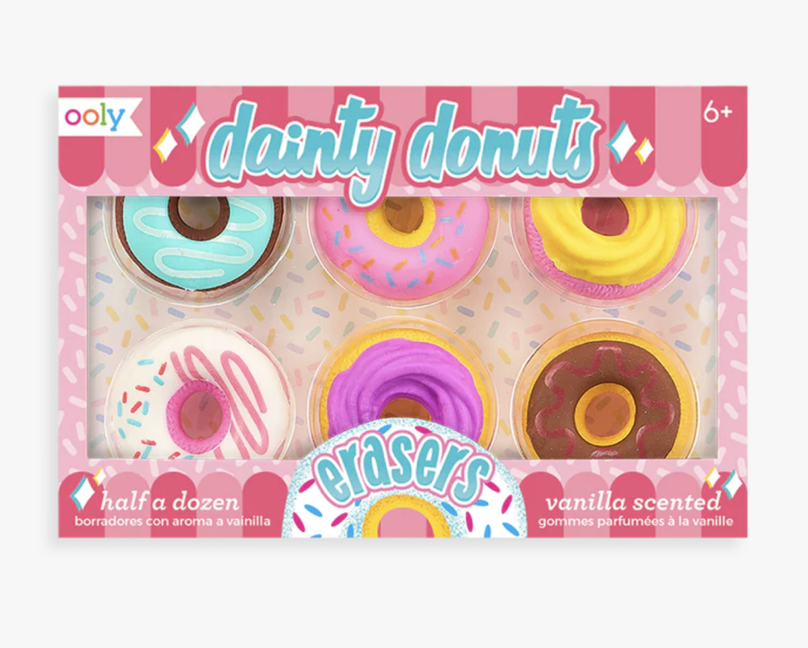 Ooly - Dainty Donuts - Scented Erasers -Set of 6