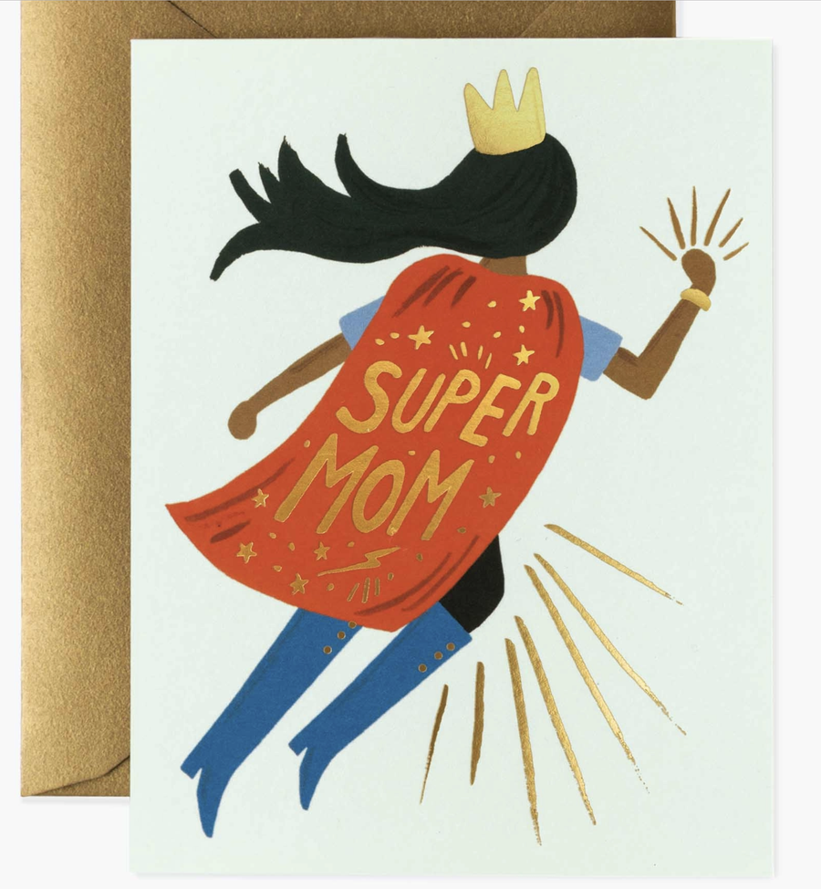 Rifle Paper Co - Super Mom Blue Card