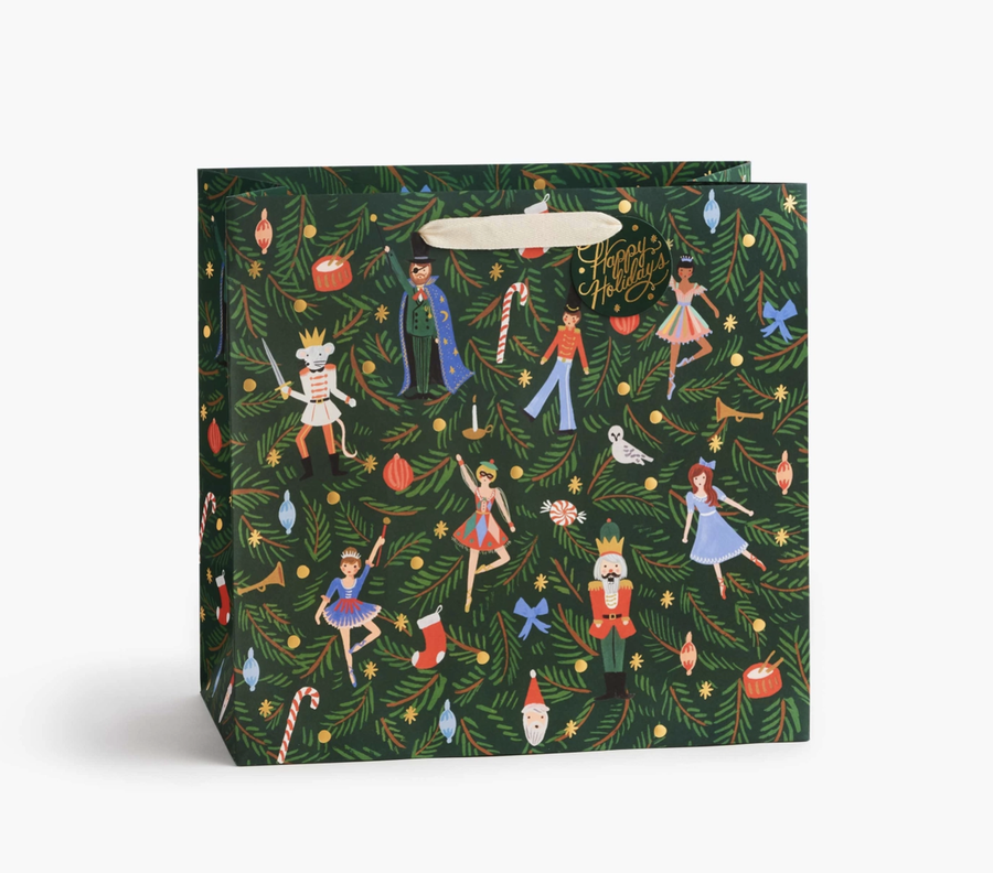 Rifle Paper Co - Nutcracker Large Gift Bag