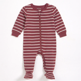 Petit Lem - Holly Jolly Stripes - Scarlet Sleeper