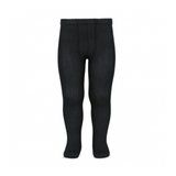 Condor - Basic Rib Tights - Black