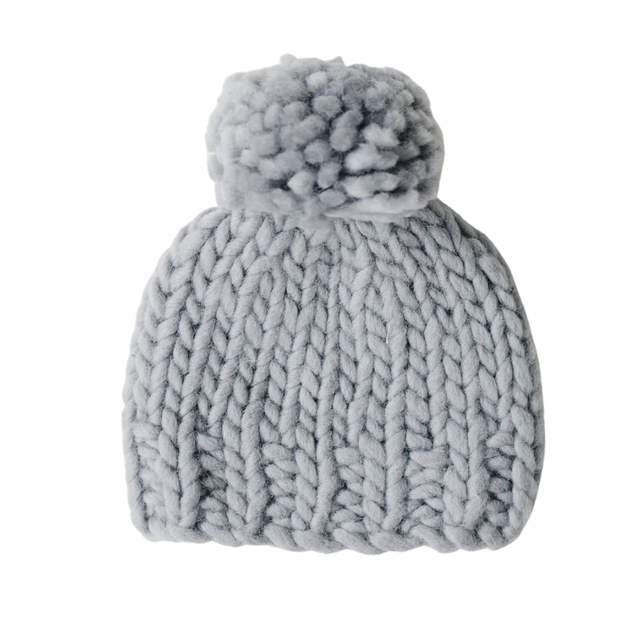 Beba Bean - Chunky Knit Hat - Grey