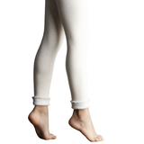 Lemon Loungewear - Lightweight Faux Fur Lined Legging- Oatmeal