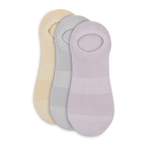 Lemon Loungewear - 3Pk Girls Air Brush Liner Sock - Blushed