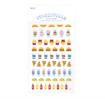 Ooly - Itsy Bitsy Stickers - Fast Food