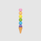 Ooly - Rainbow Scoops Stacking Erasable Crayons - Vanilla Scented