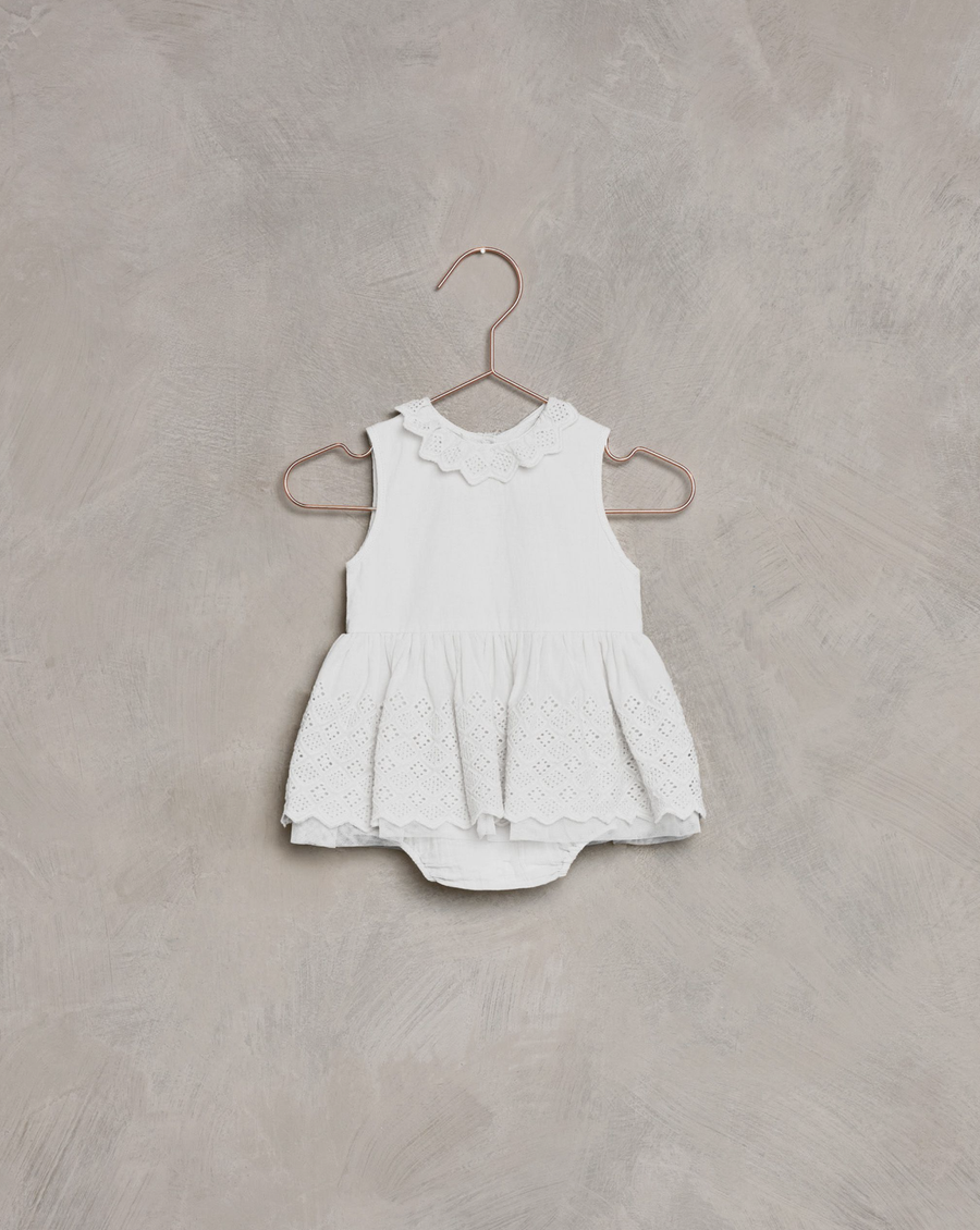 Noralee - Georgia Romper - White