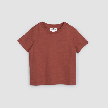 Miles the Label - Slub Jersey Pocket t-Shirt - Brick