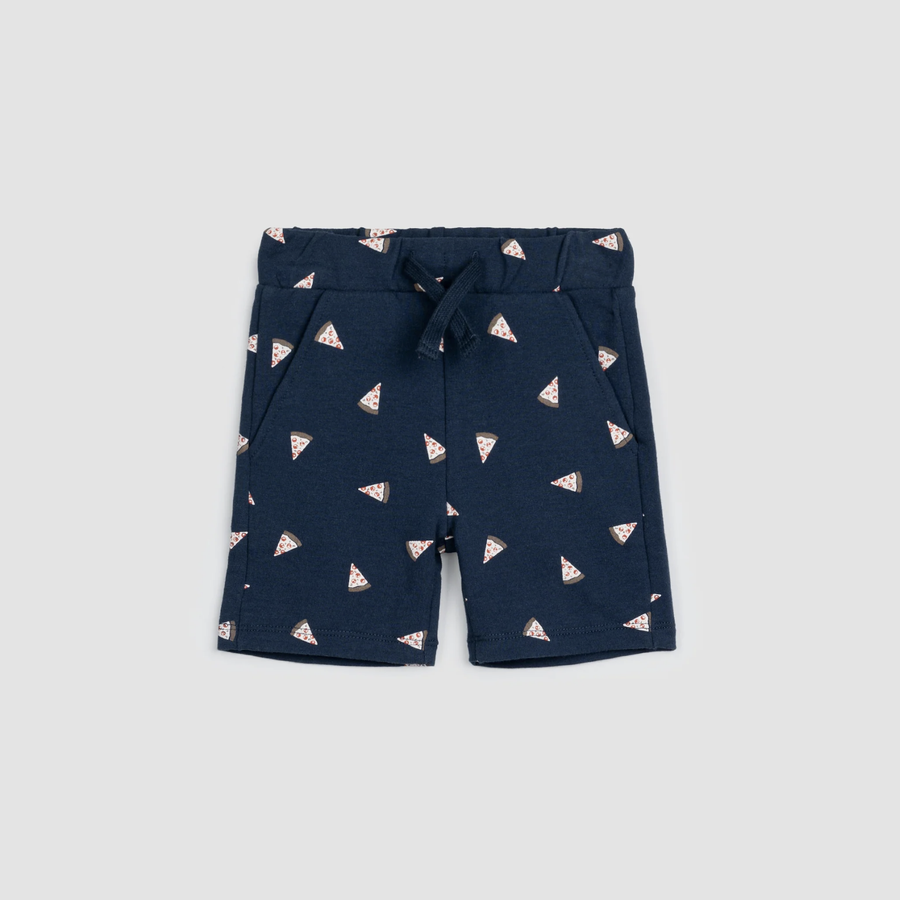 Miles the Label - Pizza Terry Short - Navy