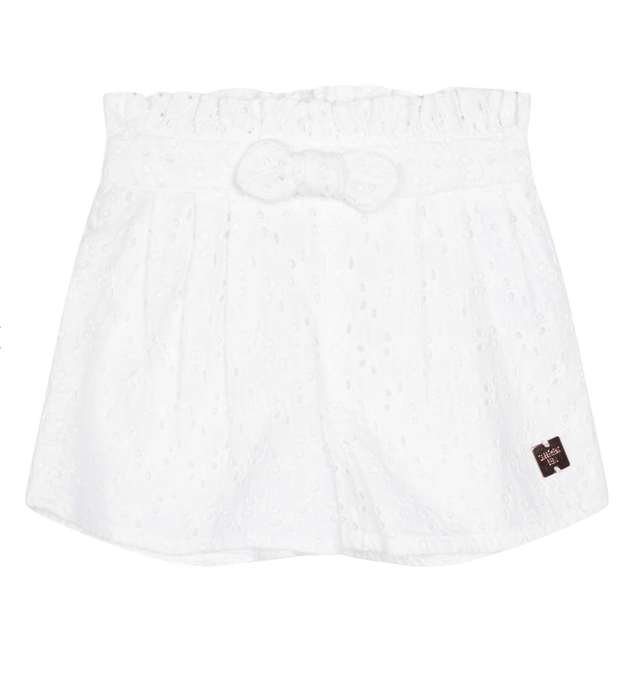 Carrement Beau - French Embroidered Shorts - White